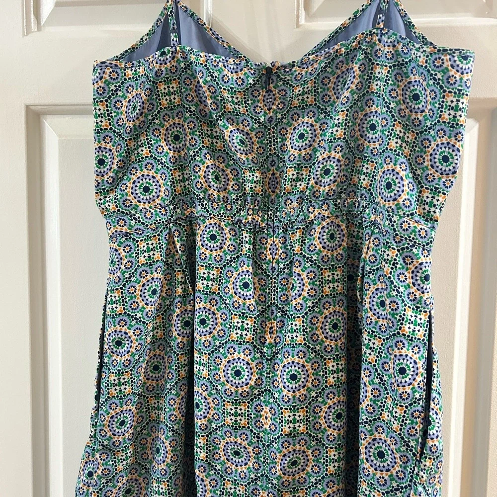 Jcrew Colorful Patterned Sleeveless Dress - Picture 4 of 8